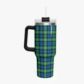Gordon Ancient Tartan Crest 40 oz Insulated Tumbler with Handle